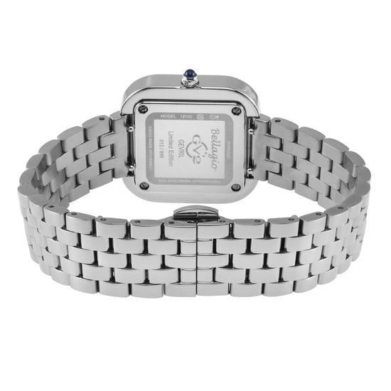 GV2 Bellagio Women's Swiss Made Diamond Watch, Silver-White Dial, 316L Stainless Steel Bracelet - Image 2