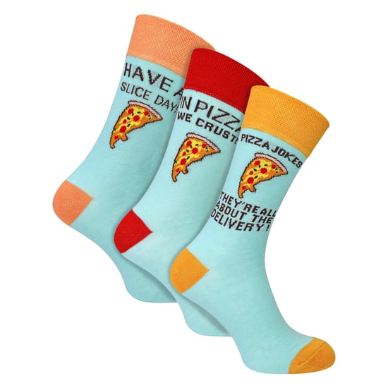 3 Pares de Calcetines de Algodón Divertidos para Hombre | Eslogan de Comida y Bebida Divertido | Idea de Regalo - Image 3