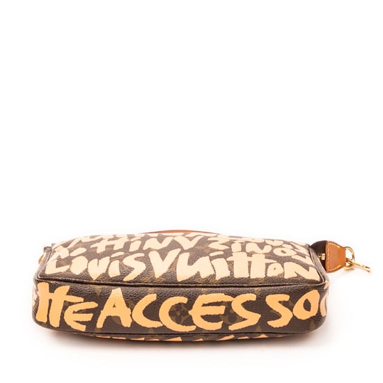 Louis Vuitton Pochette Accessoires en marrón Lienzo recubierto - Image 6