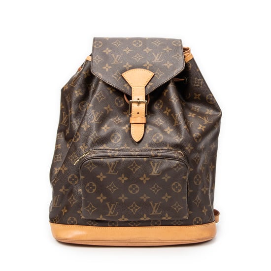 Louis Vuitton Montsouris GM en marrón Lienzo recubierto - Image 1