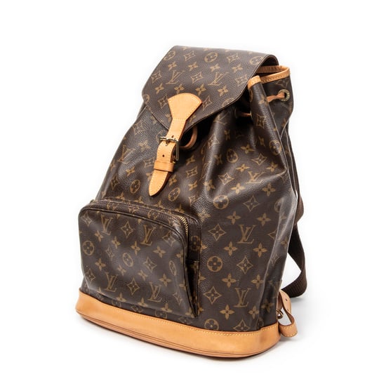Louis Vuitton Montsouris GM en marrón Lienzo recubierto - Image 2