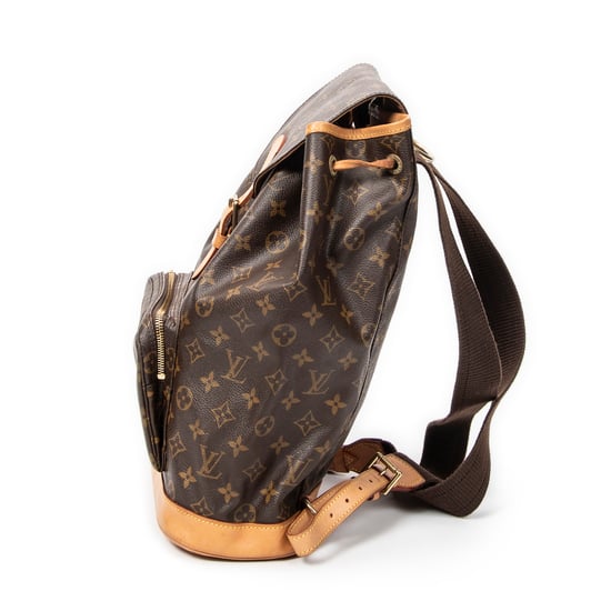 Louis Vuitton Montsouris GM en marrón Lienzo recubierto - Image 3