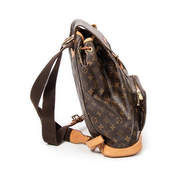 Louis Vuitton Montsouris GM en marrón Lienzo recubierto - Image 4