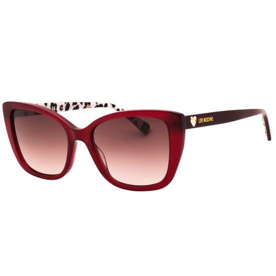 Me Encantan Las Gafas De Sol Rojas Carmín De Moschino - Image 2