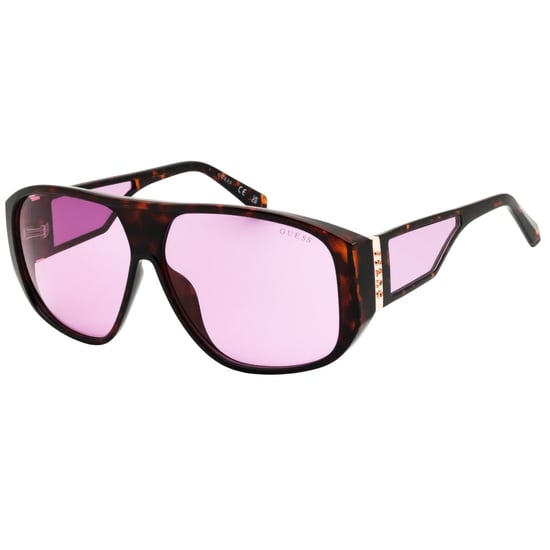 Gafas De Sol Guess Dark Havana Con Montura Violeta - Image 2