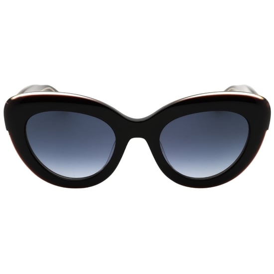 Gafas De Sol Negras Con Borde Rosa De Kate Spade - Image 1