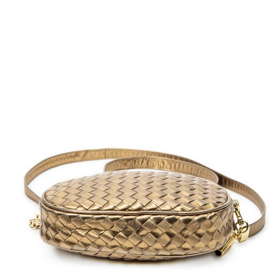 Bottega Veneta Vintage Camera Crossbody en oro Cuero de ternero - Image 5