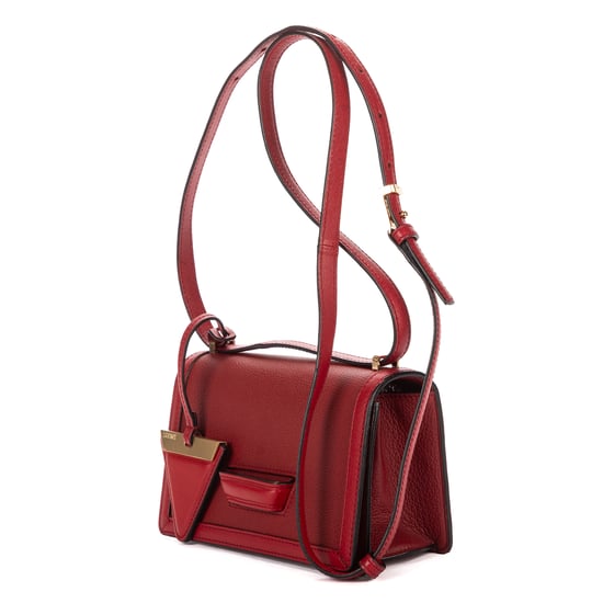 Loewe Small Barcelona Small en Borgoña Cuero de ternero - Image 2