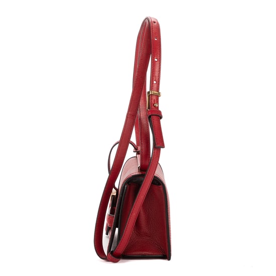 Loewe Small Barcelona Small en Borgoña Cuero de ternero - Image 3