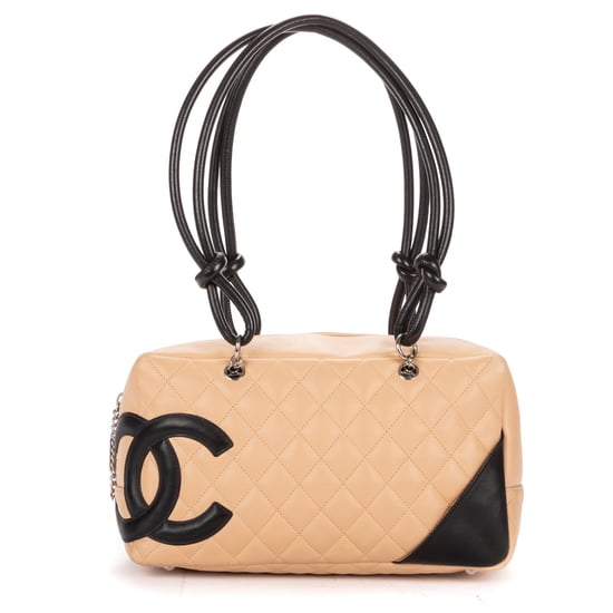 Chanel Cambon Ligne Bowler en beige Cuero de ternero - Image 1