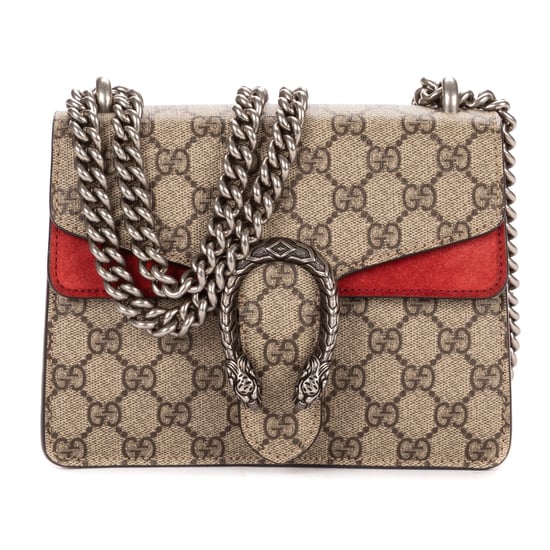 Gucci Mini Dionysus Chain Crossbody Mini en beige Lienzo recubierto - Image 1