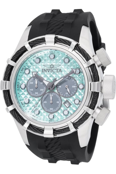 Invicta Bolt 49164 Reloj de Hombre - Movimiento de Cuarzo - Acero Inoxidable con Esfera Azul - 50 mm - Image 1