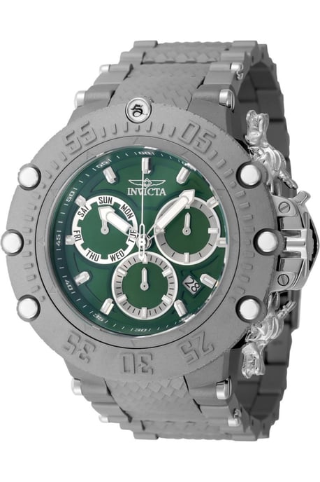 Invicta Subaqua 48192 Reloj de Hombre - Movimiento de Cuarzo - Titanio con Esfera Verde - 52 mm - Image 1