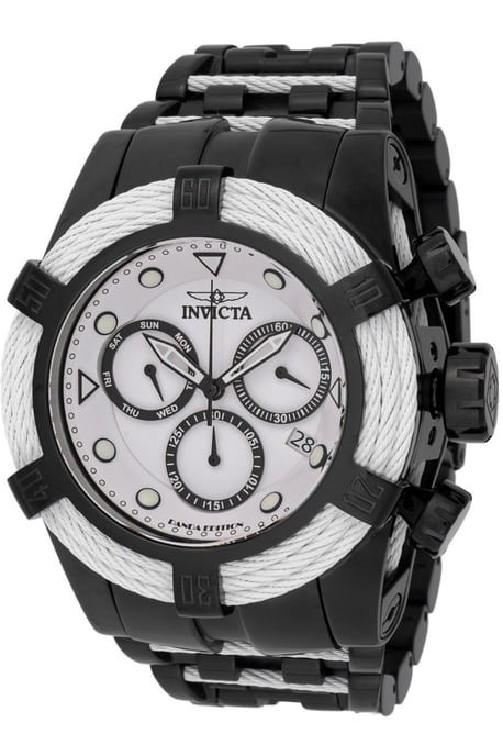 Invicta Bolt 48606 Reloj de Hombre - Movimiento de Cuarzo - Acero Inoxidable con Esfera Blanca - 53 mm - Image 1