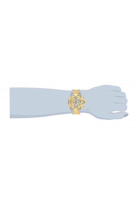 Invicta Bolt 25864 Reloj de Hombre - Movimiento de Cuarzo - Acero Inoxidable con Esfera Dorada - 51 mm - Image 3