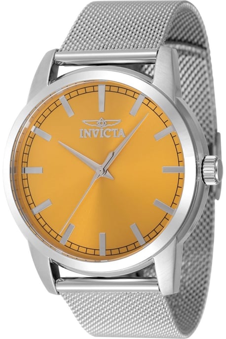 Invicta Celestial 48506 Reloj de Hombre - Movimiento de Cuarzo - Acero Inoxidable con Esfera Amarilla - 43 mm - Image 1