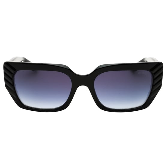 Gafas De Sol Guess Con Montura Negra Brillante Y Lentes Degradadas Ahumadas - Image 1