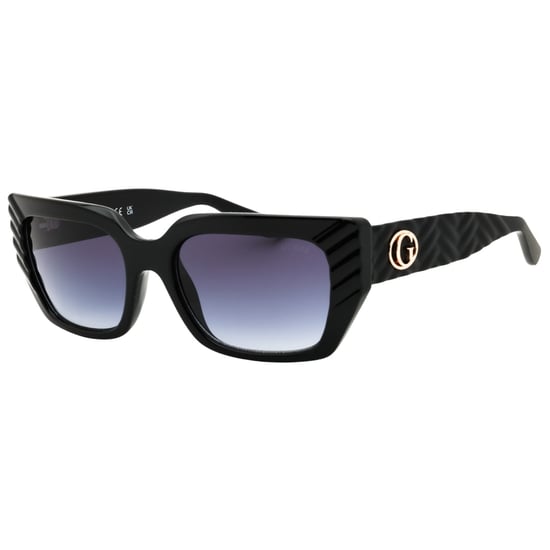 Gafas De Sol Guess Con Montura Negra Brillante Y Lentes Degradadas Ahumadas - Image 2