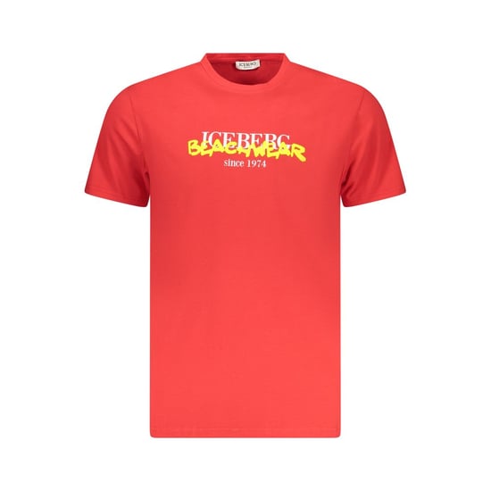 Camiseta Roja Con El Logo De Iceberg Beachwear - Image 1