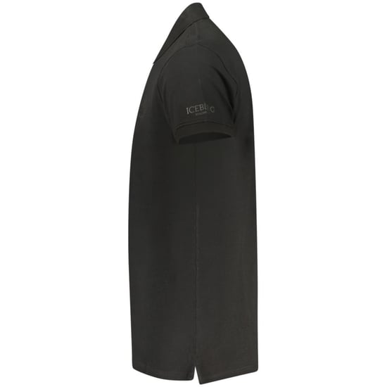 Polo Negro Con Logo De Triángulo De Iceberg - Image 3