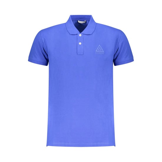 Polo Azul Con Logo De Triángulo De Iceberg - Image 1
