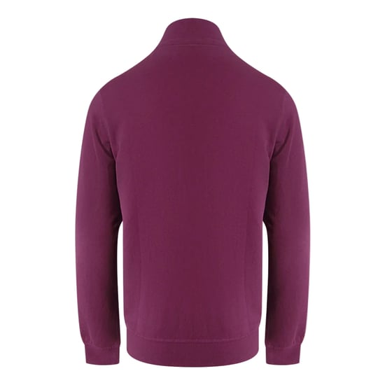 Sudadera De Cuello Alto Color Cordobán Con Ribetes Aquascutum Active - Image 2
