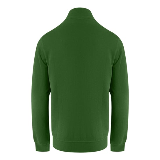 Sudadera De Cuello Alto Con Ribete Aquascutum Active, Color Verde Militar - Image 2