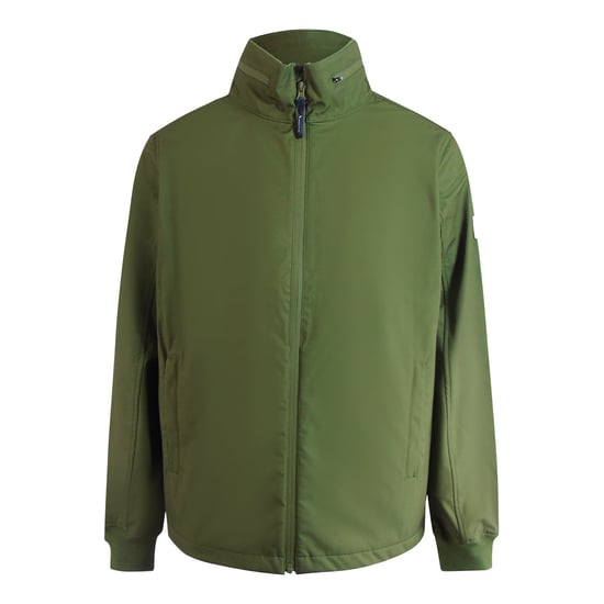 Chaqueta Híbrida De Cuello Alto Aquascutum Active Shell, Color Verde Militar - Image 1