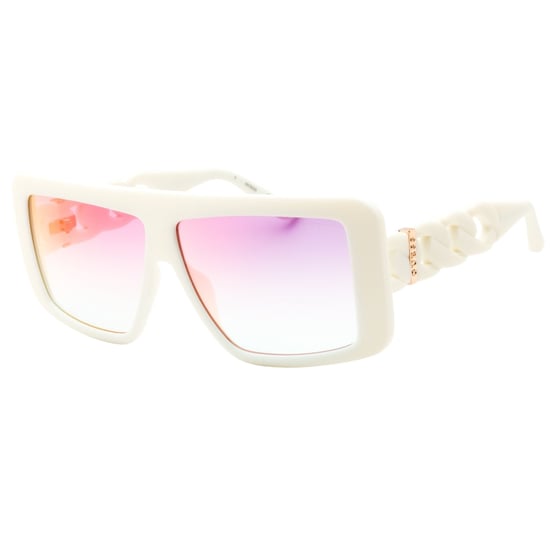 Gafas De Sol Blancas Con Lentes Degradadas O De Espejo Guess Color Violeta - Image 2