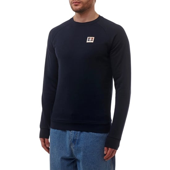Sudadera Aquascutum Active Patch De Cuello Redondo Azul Marino - Image 3