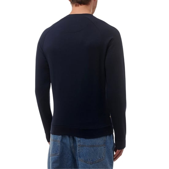 Sudadera Aquascutum Active Patch De Cuello Redondo Azul Marino - Image 4