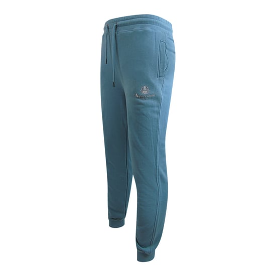 Pantalón Deportivo Aquascutum Active Active Basic Rib Track Pant Azul Avio - Image 3
