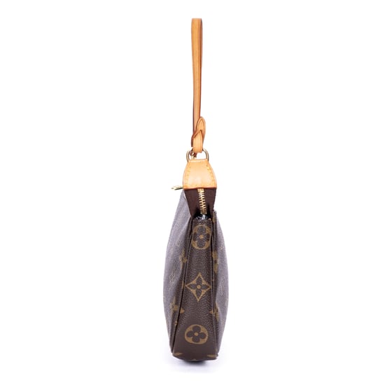 Louis Vuitton Pochette Accessories en marrón Lienzo recubierto - Image 3