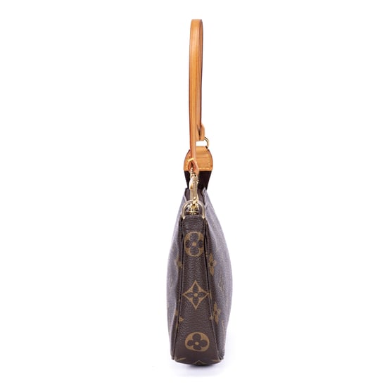 Louis Vuitton Pochette Accessories en marrón Lienzo recubierto - Image 4