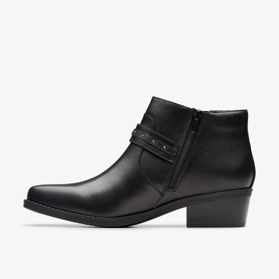 Danyelle Wish Black Leather Botas - Image 2