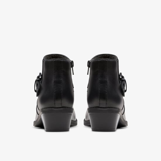 Danyelle Wish Black Leather Botas - Image 5