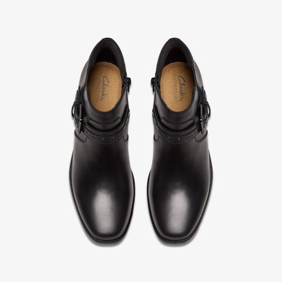 Danyelle Wish Black Leather Botas - Image 6