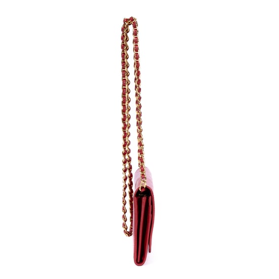 Prada Wallet on Chain Crossbody en rojo Cuero de ternero - Image 4