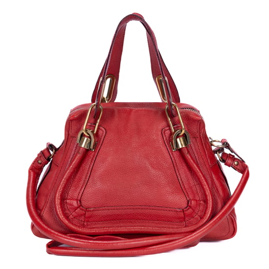 Chloé Small Paraty Small en Red Cuero de ternero - Image 5
