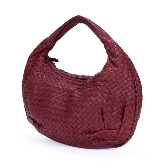 Bottega Veneta Veneta Hobo Large en  Borgoña Cuero de ternero - Image 2