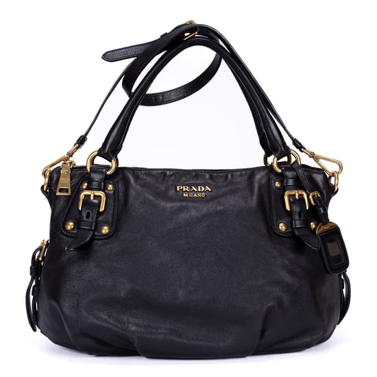 Prada Satchel 2-Way Bag en negro Cuero de becerro - Image 1
