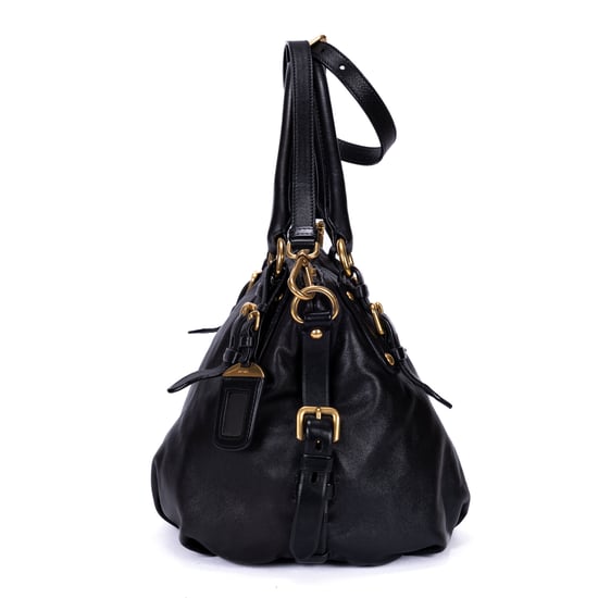 Prada Satchel 2-Way Bag en negro Cuero de becerro - Image 3