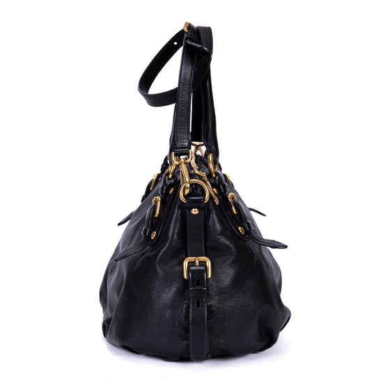 Prada Satchel 2-Way Bag en negro Cuero de becerro - Image 4