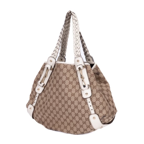 Gucci Pelham Tote  en  beige Lienzo - Image 2