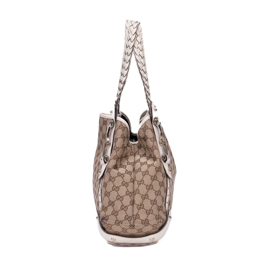 Gucci Pelham Tote  en  beige Lienzo - Image 3