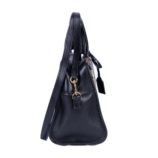 Yves Saint Laurent Baby Cabas  en  negro Cuero de ternero - Image 4