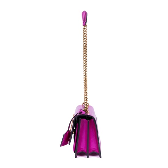 Yves Saint Laurent Metallic Small Sunset Small en  rosa Cuero de ternero - Image 3