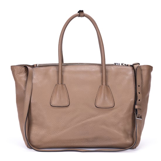 Prada Square Flat Crossbody en beige Cuero de ternero - Image 5