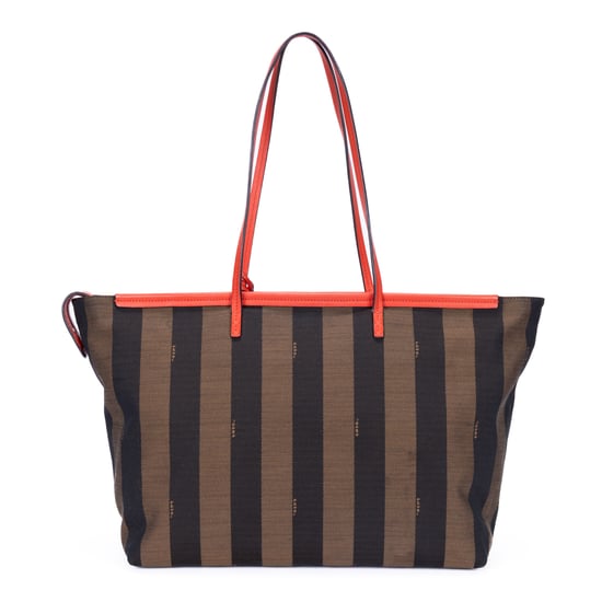 Fendi Roll Zip Tote en Brown Lienzo - Image 5