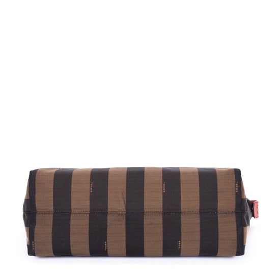 Fendi Roll Zip Tote en Brown Lienzo - Image 6